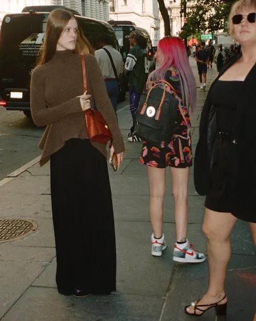 ethelcaindata's tweet image. 🚨Ethel Cain spotted filming scenes for ‘The Devil Wears Prada 2’ in New York today.