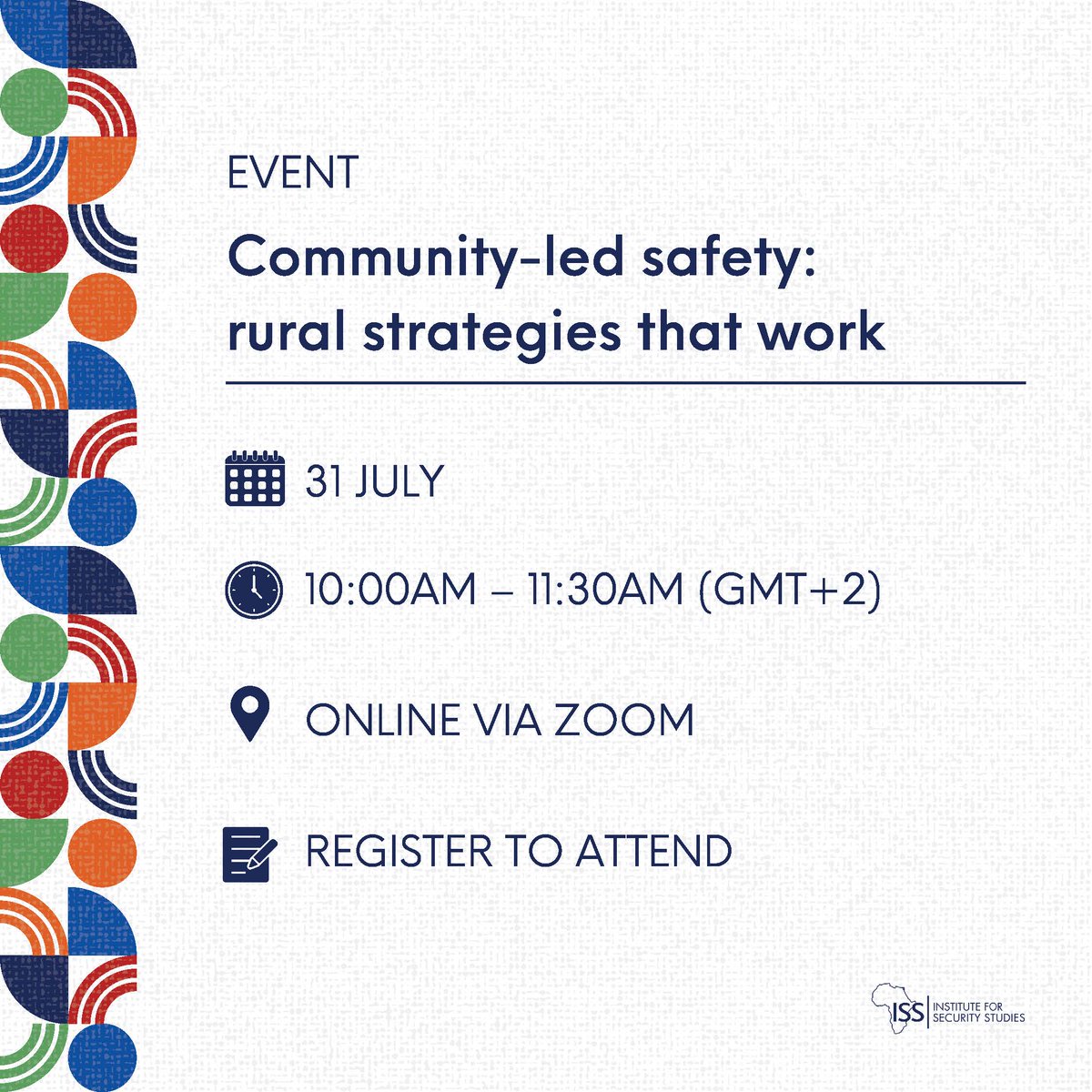 Register to attend &gt; issafrica.org/events/communi…
