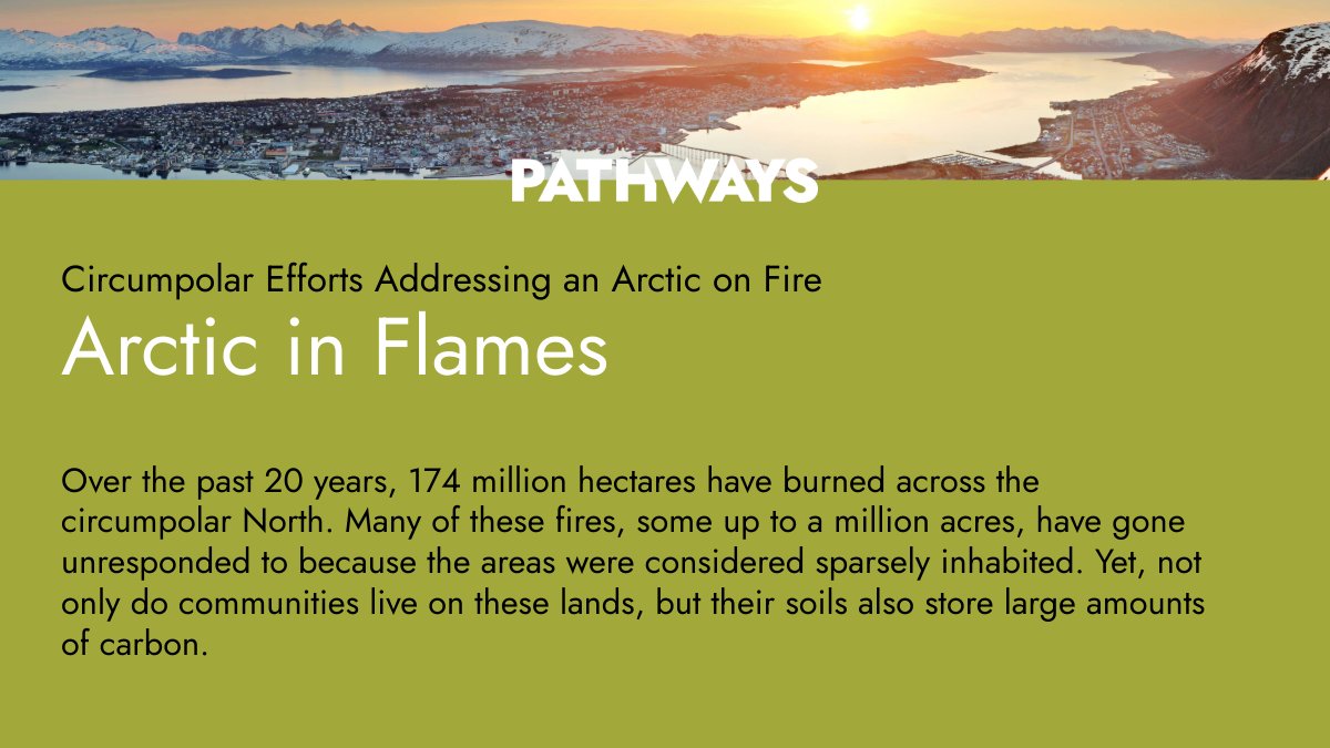 ArcticCouncil's tweet image. Arctic wildfires aren’t like others. They also burn underground, thaw permafrost, and release ancient greenhouse gases.
Edward Alexander warns: if the yedoma thaws, the impacts will be global and irreversible.
📖 Full article in the Pathways magazine 👇
arctic-council.org/news/arctic-in…