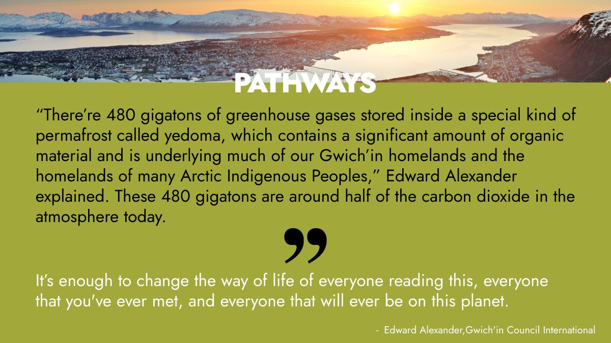 ArcticCouncil's tweet image. Arctic wildfires aren’t like others. They also burn underground, thaw permafrost, and release ancient greenhouse gases.
Edward Alexander warns: if the yedoma thaws, the impacts will be global and irreversible.
📖 Full article in the Pathways magazine 👇
arctic-council.org/news/arctic-in…