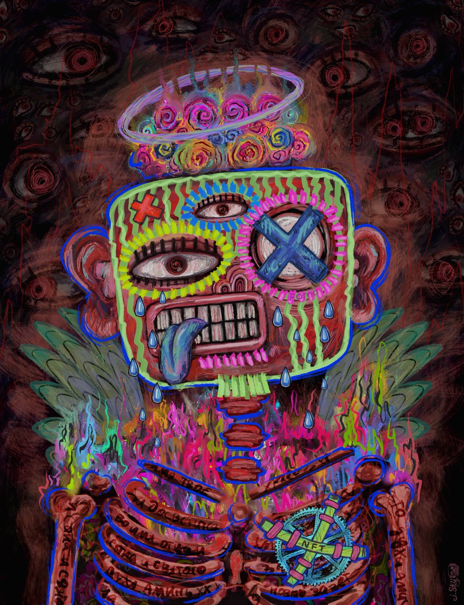 nftboxes's tweet image. The Fallen by @jsky_crypto 👁️
streams of information and emotions. The disconnect between reality and a virtual persona.
Available as part of the Virtual Identity box headlined by @bryanbrinkman 💕
nftboxes.io📦
