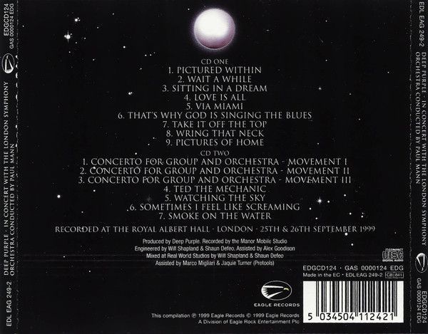 DeepPurplePod's tweet image. On this day in 2000 Deep Purple released a live DVD of their 1999 Concerto performance at The Royal Albert Hall. What do you think of this concert? What are your highlights?