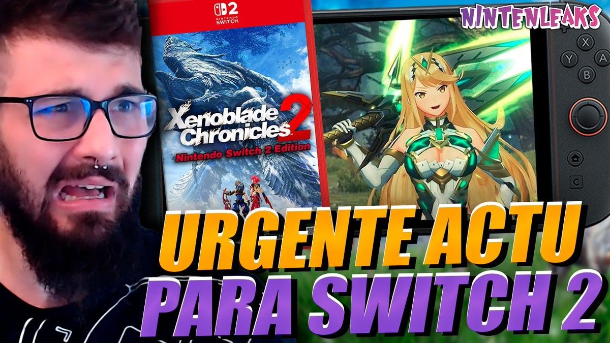 nintenleaks's tweet image. ¡XENOBLADE 2 es TERRIBLE en SWITCH 2! ¿Es posible un upgrade o Switch 2 Edition?
➡️ youtu.be/0naIy37Issg