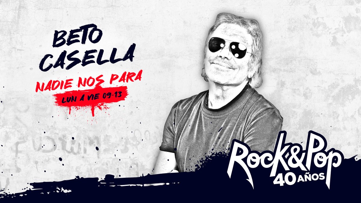 [#AHORA]

👉 La segunda mañana está en Rock &amp; Pop con <a href="/elbetocasella/">Beto  Casella</a> y un equipazo.

Vamos que llegó el viernesssss 💪

🔴 Mirá el pase en directo: youtube.com/watch?v=2sKzW0…

#fmrockandpop #rockandpop40años #nosgustaelrock