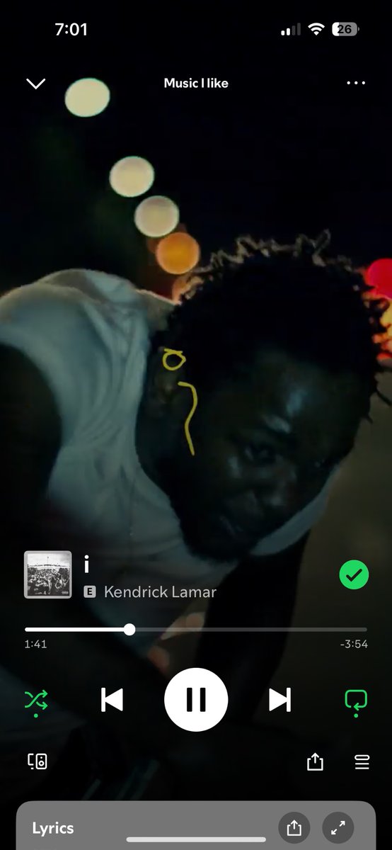 Trae943's tweet image. song of the day #KendrickLamar