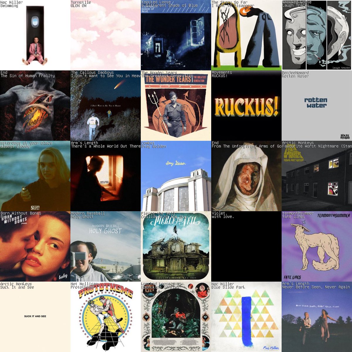 tonyomegaa's tweet image. friday 5x5