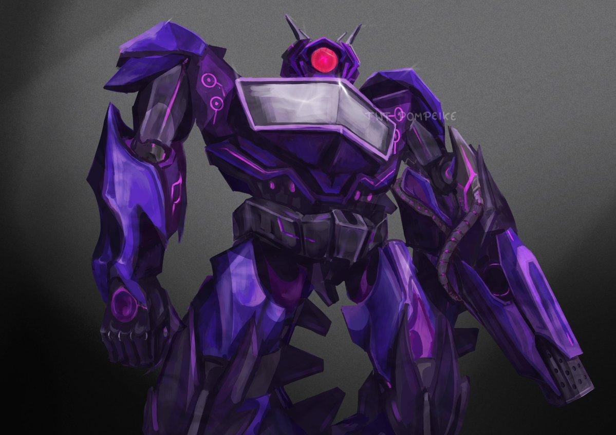 pompeike's tweet image. Lobotomy war criminal 🔥
#Shockwave #decepticons #Transformers