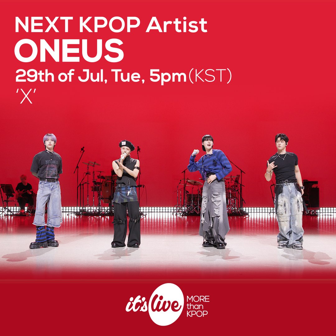 itsLIVEofficial's tweet photo. <COMING UP NEXT>
#원어스 - #X
#ONEUS - X
@official_ONEUS

#잇츠라이브 #KPOP #itsLive https://t.co/m874zHYBp6