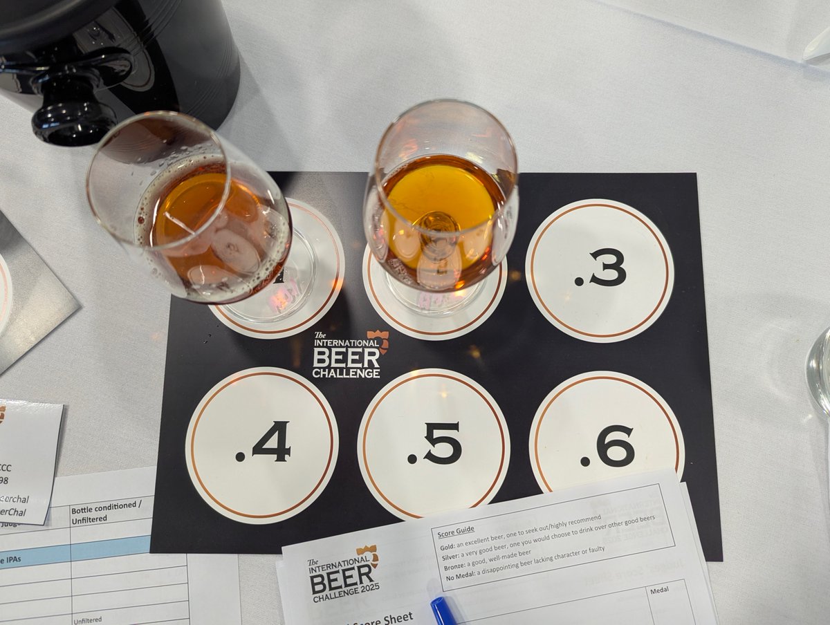 StirchleyWines's tweet image. Joining many esteemed peers from across the beer industry, it was honour to be surrounded by so many brilliant beer minds – a mix of familiar faces and new connections – was genuinely a privilege.

Pushing us to test our palates and sharpen our analytical skills...