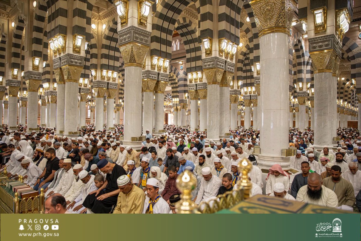 Jummah led by Sheikh Qasim in Masjid Al Nabawi.