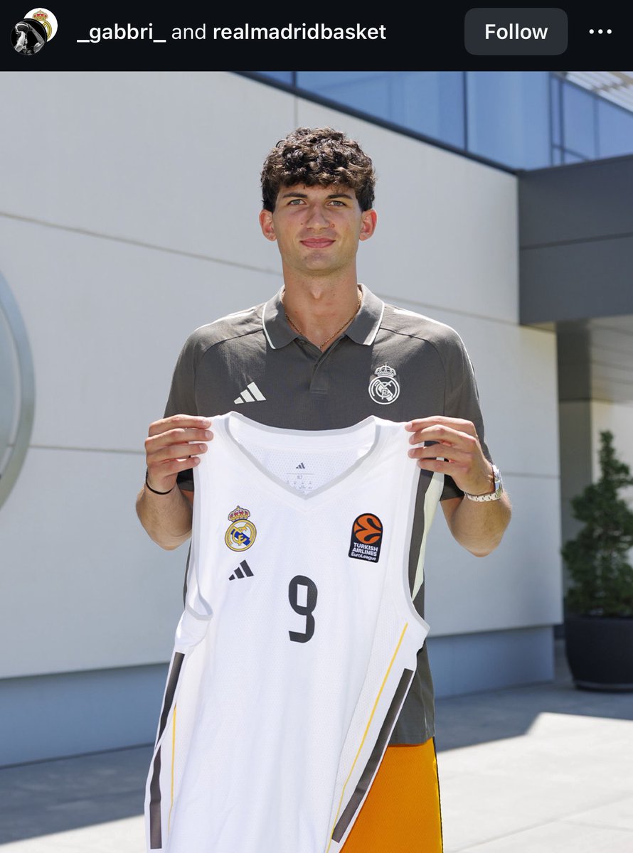 KatoParinaSLC's tweet image. Real Madrid reaches a 3 year agreement with Jazz euro-stash player Gabriele Procida, per his Instagram