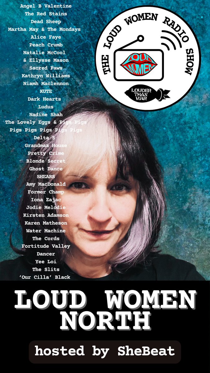 SheBeat (@shebeatmusic) on Twitter photo Turn on tune in Sunday for my JULY episode of LOUD WOMEN NORTH for <a href="/louderthanwar/">Louder Than War</a> Radio & <a href="/loudwomenclub/">💋 LOUD WOMEN 💋</a> 😎 Live at 5 catch up at 7 on
<a href="/mixcloud/">Mixcloud</a>
💘 #NewMusicFriday #womeninmusic #womensupportingwomen Turn on tune in Sunday for my JULY episode of LOUD WOMEN NORTH for <a href="/louderthanwar/">Louder Than War</a> Radio & <a href="/loudwomenclub/">💋 LOUD WOMEN 💋</a> 😎 Live at 5 catch up at 7 on
<a href="/mixcloud/">Mixcloud</a>
💘 #NewMusicFriday #womeninmusic #womensupportingwomen