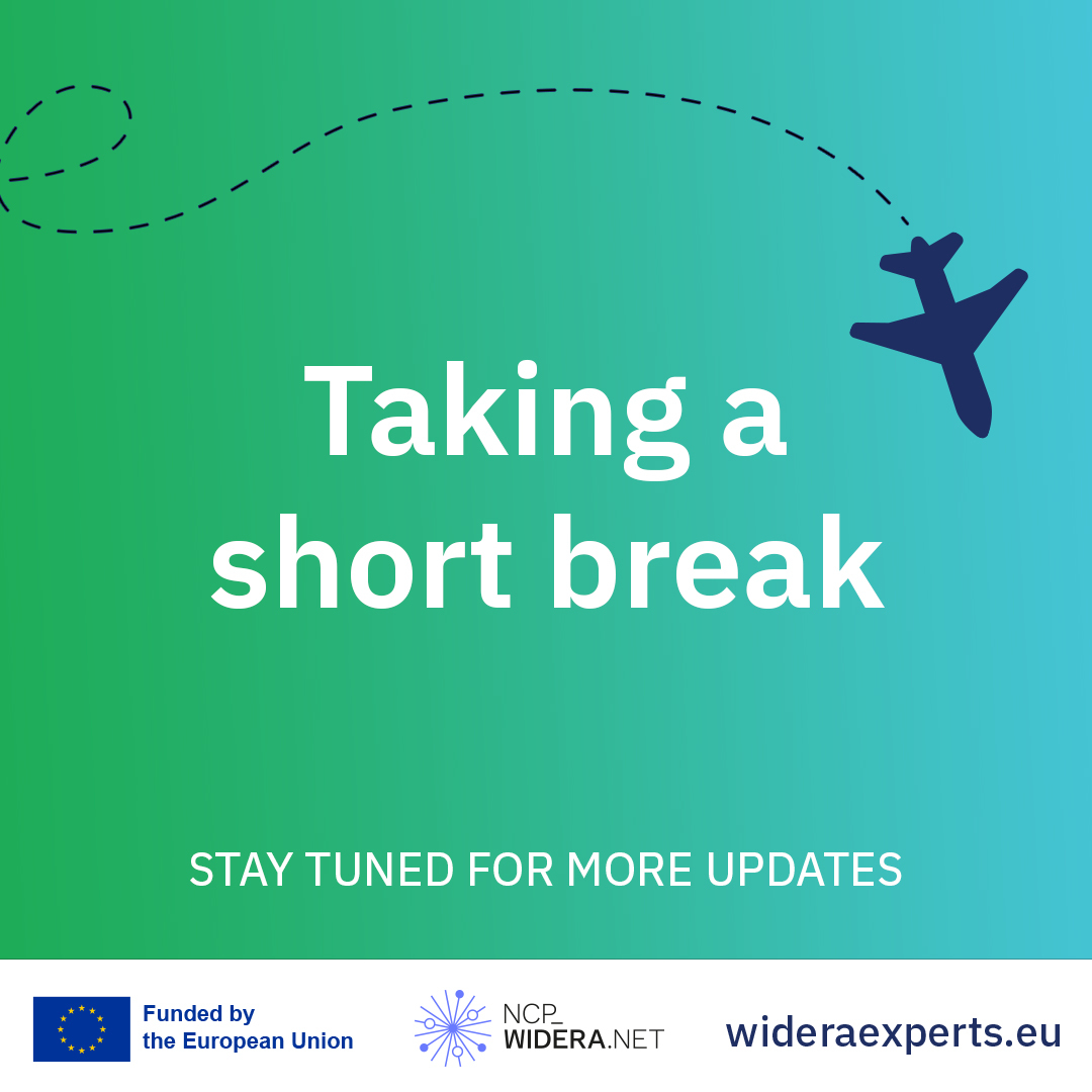 ncp_wideranet's tweet image. 🌞 We're taking a short summer break! ✈️
The @ncp_wideranet team will be back soon with fresh updates, events & opportunities to support your #HorizonEurope journey.
📌 Stay tuned!
🔗ncpwideranet.eu
🔗 wideraexperts.eu