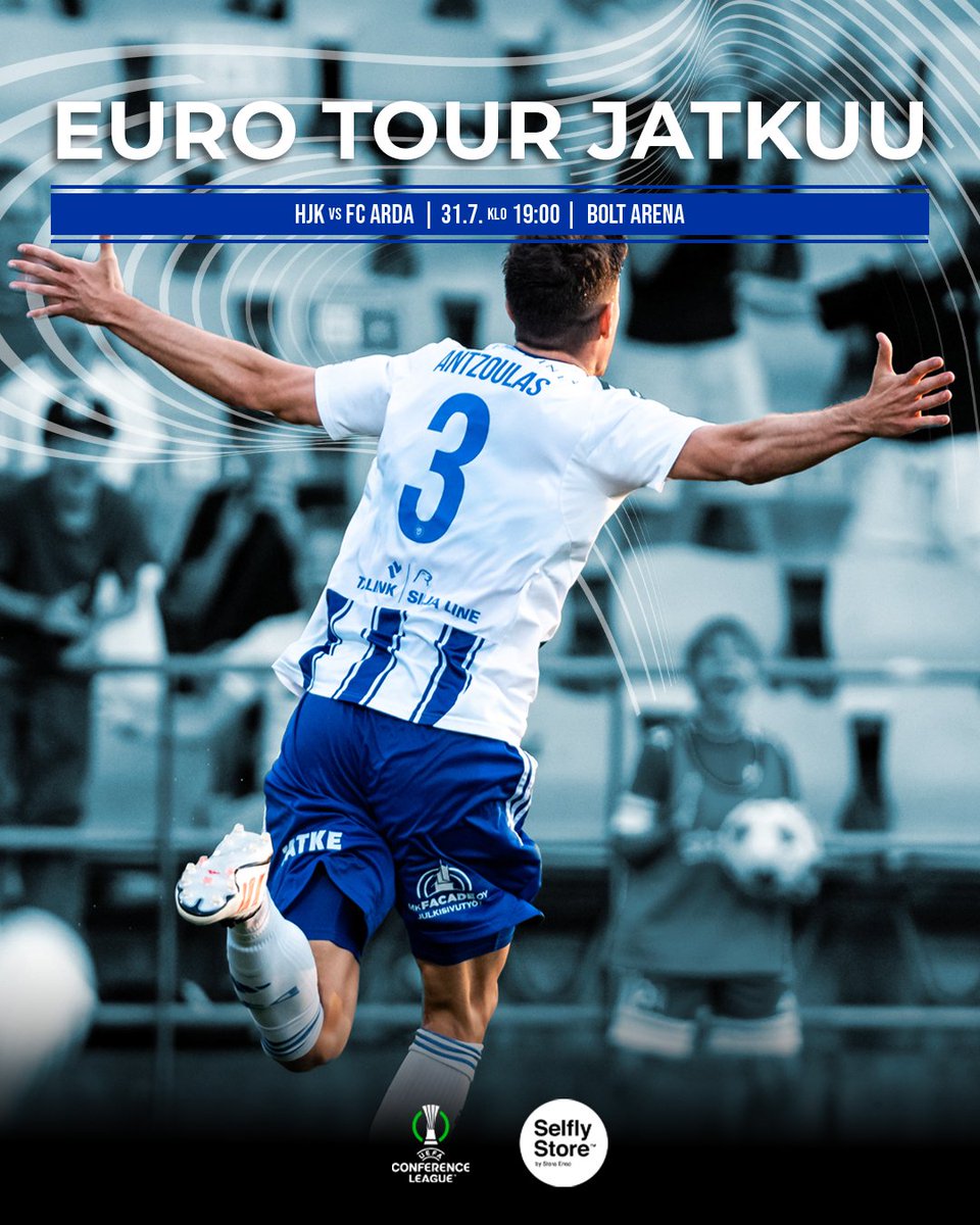 hjkhelsinki's tweet image. Torstaina jatketaan kotona. Pian 4000 lippua myyty! 💪
📆 TO 31.7. klo 19: HJK vs Arda FC 🇧🇬
🔗 Liput: hjk.lippu.fi
#HJK #UECL #Veikkausliiga