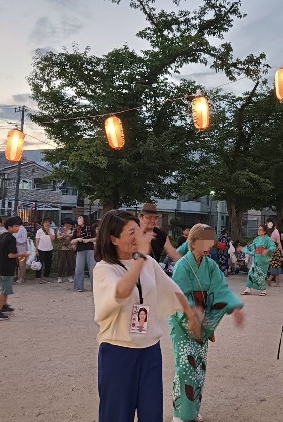 takeuchi_cdp's tweet image. 川口市根岸の盆踊り。今夜も地元の皆さんと楽しいふれあいをさせて頂きました🤗
