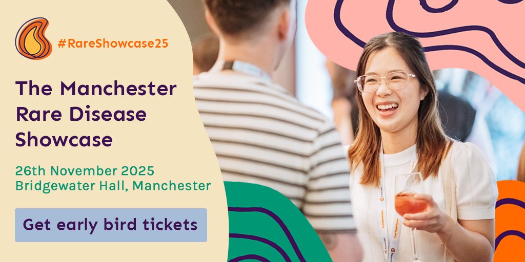 RareBeacon's tweet image. Whether you’re a patient, caregiver, researcher, industry professional, or healthcare provider, the Manchester Rare Disease Showcase is designed to spark ideas, amplify voices, and build bridges across our community.
Get your early bird tickets! 👇
ow.ly/AxYt50WrLcZ