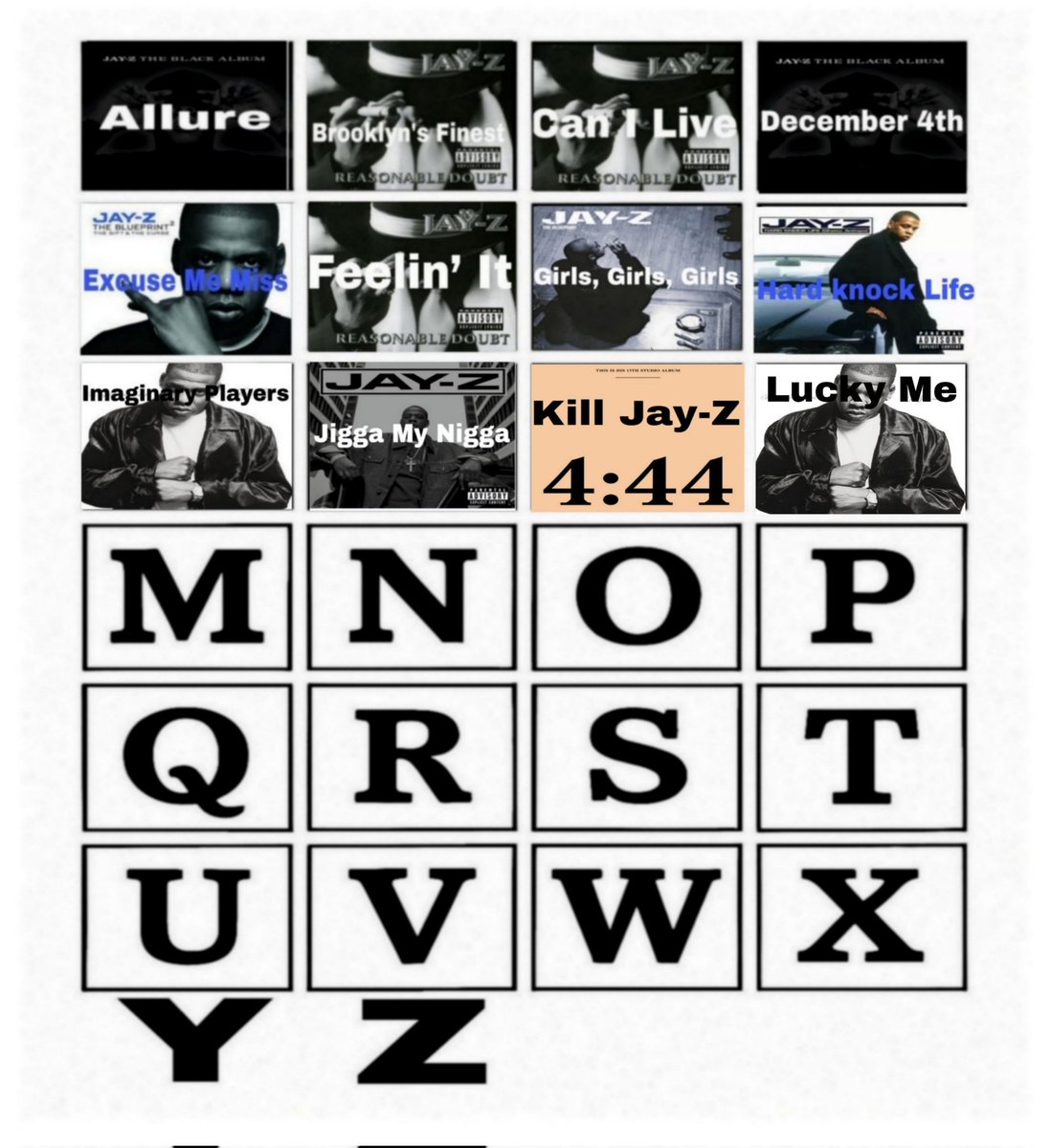 Day 13: M

What’s the best Jay-Z song that starts with M?
The reply with the most likes decides the winner 🏆👇
#JayZAtoZChallenge