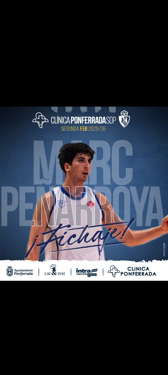 La 8 Bierzo (@8bierzo) on Twitter photo El <a href="/baloncestoSDP/">Clínica Ponferrada SDP</a> ficha a Marc Peñarroya. Se trata de un base-escolta de 1,90 metros que llega procedente del Prat y que fue decisivo para la eliminación de los ponferradinos en la primera ronda del play off de ascenso a Primera Federación. El <a href="/baloncestoSDP/">Clínica Ponferrada SDP</a> ficha a Marc Peñarroya. Se trata de un base-escolta de 1,90 metros que llega procedente del Prat y que fue decisivo para la eliminación de los ponferradinos en la primera ronda del play off de ascenso a Primera Federación.