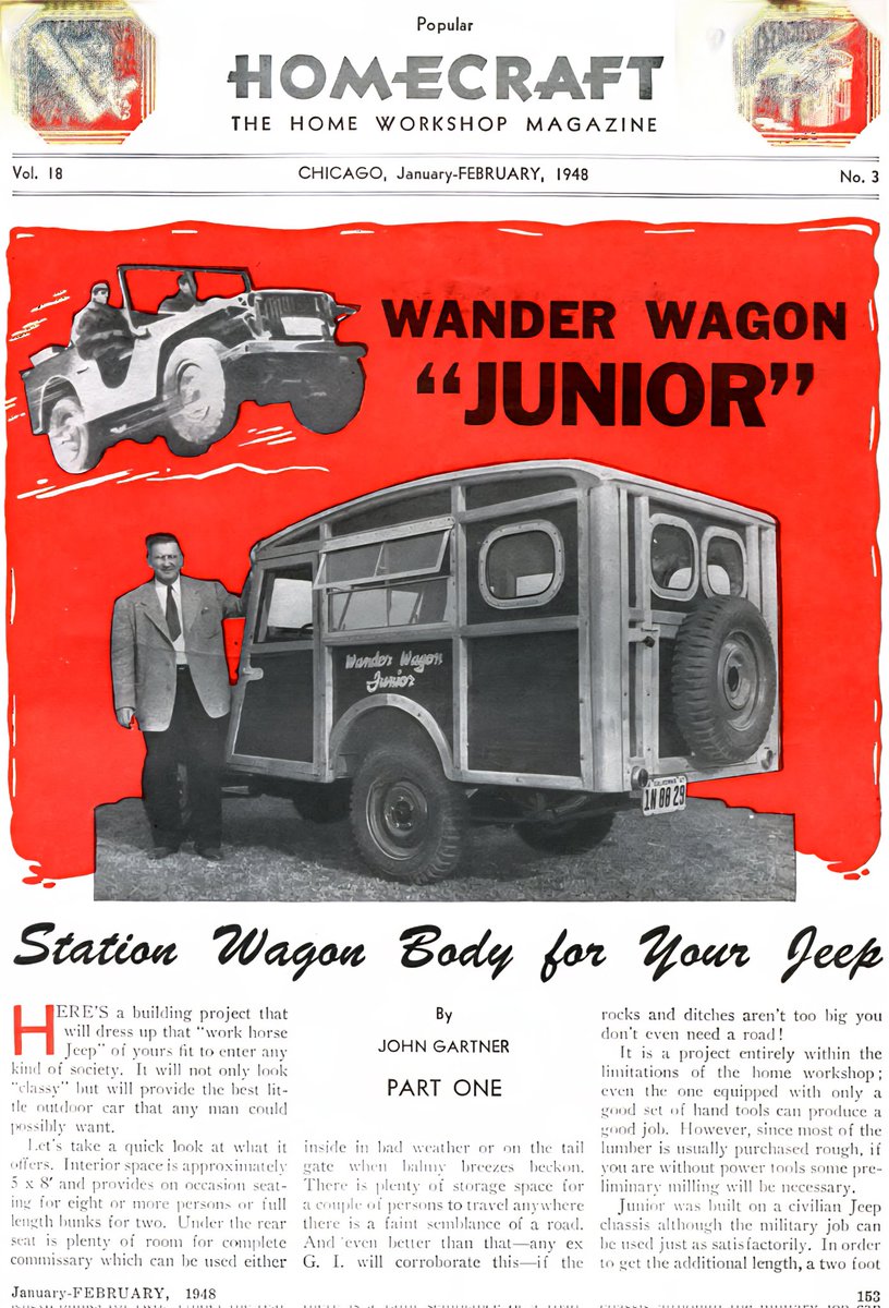 Legendary1941's tweet image. The Wander Wagon Junior, circa 1948! Happy Friday!
...................
#dailyjeeps #friday #fridayvibes #frontendfriday #legendary1941 #jeep #jeeplife #farm #farmlife #farmjeep #army #WWII #military #war #willys #willysjeep #vintage #legends