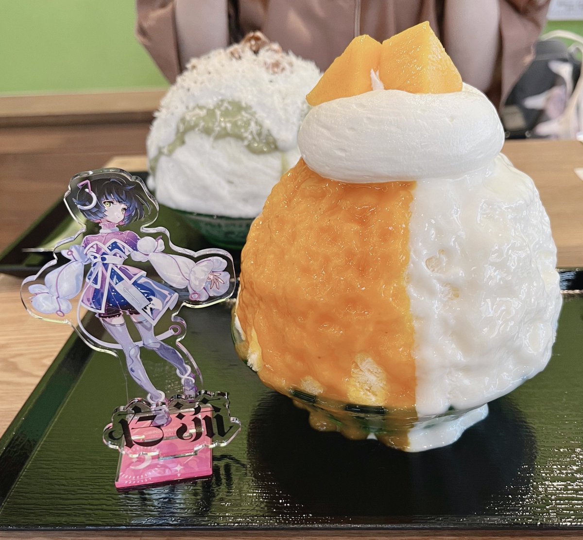 8ed_mm8's tweet image. センチャさんとかき氷食べてきた😋🍧