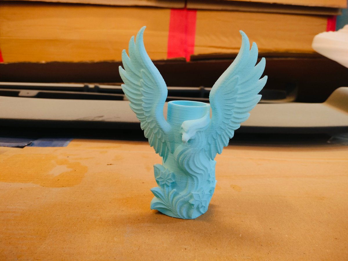 paradise_3d's tweet image. Meet our Phoenix-inspired 3D printed plant pot – where myth meets modern design!
Crafted by 3D Paradise, this piece symbolizes rebirth &amp;amp; beauty in every curve.
Made with precision. Made in India. 

#3DPrinting #Phoenix #3DParadise #HomeDecor #PlantLovers #3dart