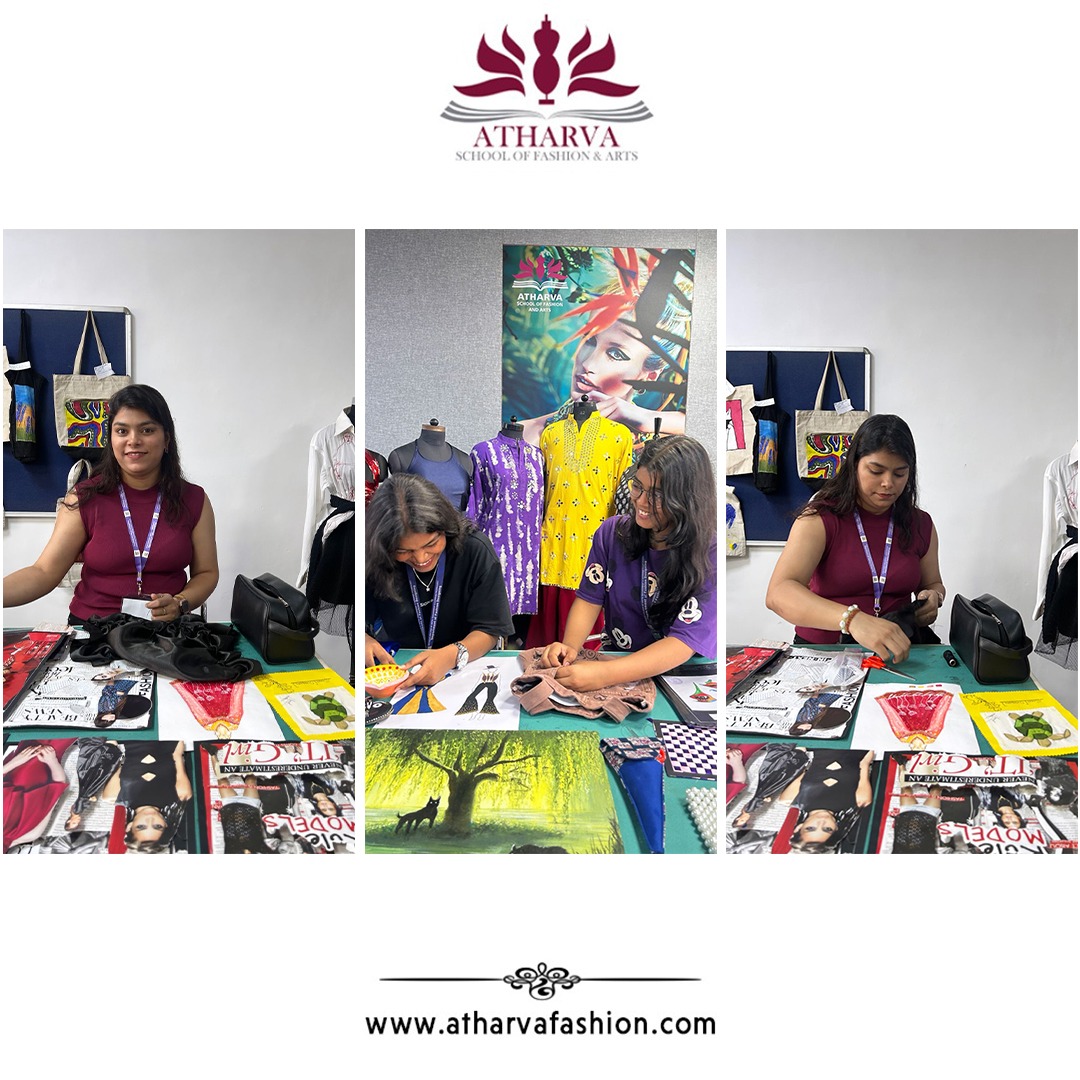 AsfaAtharva's tweet photo. 🎨✨ Project Friday – Week 2 | Creative Energy Unleashed!
Students of Atharva School of Fashion and Arts dived into a vibrant second week of Project Friday, exploring design, texture, color, and storytelling through fashion. 👗🖌️🧵
📸 Swipe through to see the magic unfold! https://t.co/sWxs2tGLsO