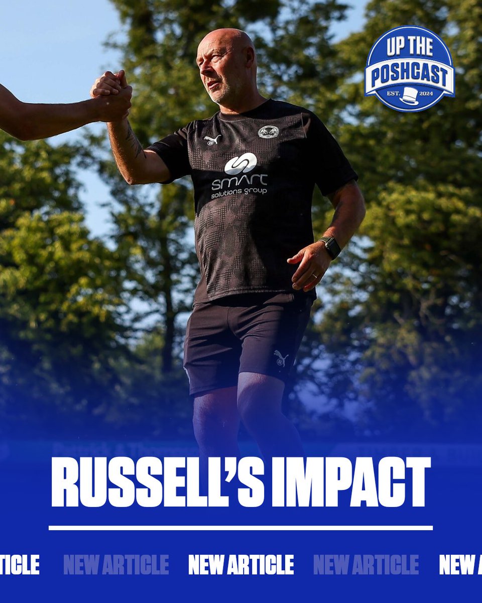 UpThePoshcast's tweet image. 🐓 The Rooster Effect?
Kevin “Rooster” Russell is back at Posh, and things are already looking very different.
We’ve broken down four key ways Russell is already making an impact at London Road – including insight straight from Darragh and Fergie themselves 👇
🧠 Smarter set…