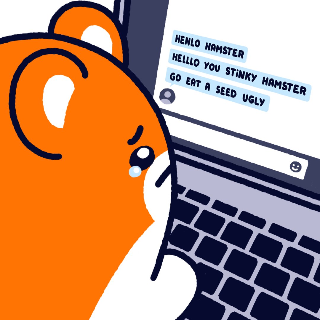 pokithehamster's tweet image. why u so mean