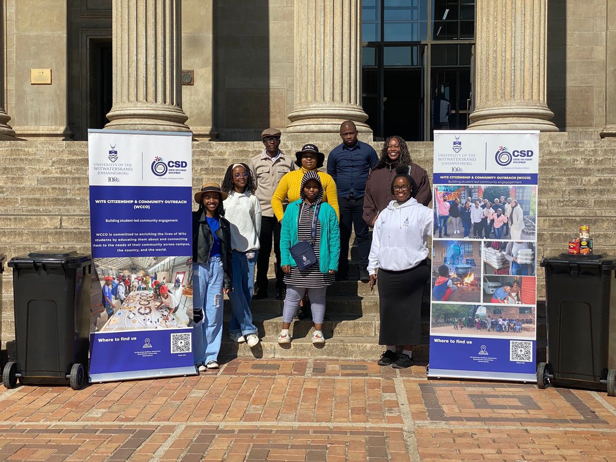 WitsUniversity's tweet image. Head over to the Great Hall Piazza now and help build our Mandela Month pyramid of kindness, one can at a time. 💙
#WitsForGood #MandelaMonth2025