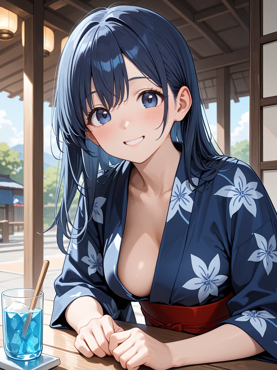 hiromi_vaper's tweet image. 今日もお疲れ様💙
#AIイラスト