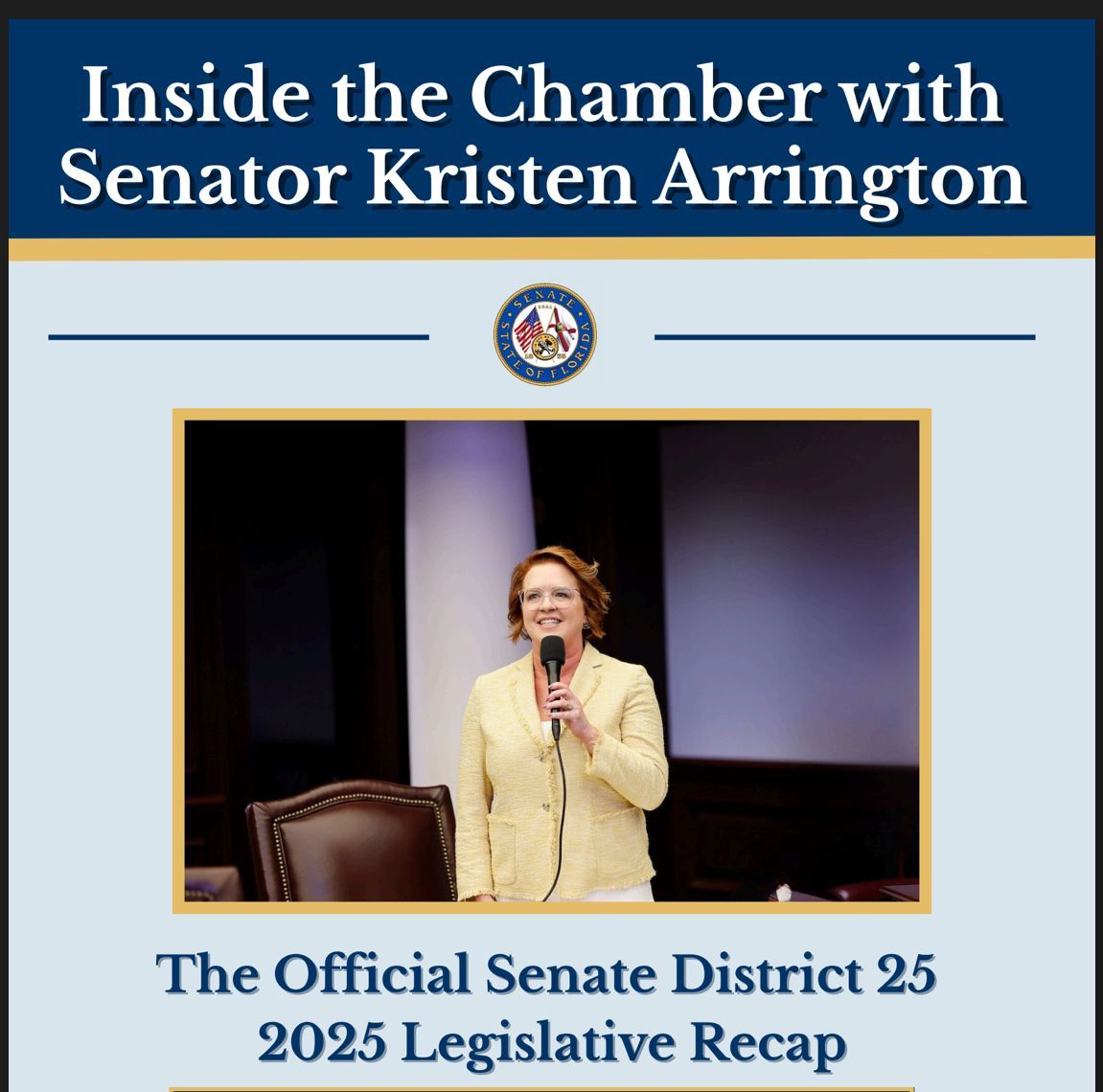 Arrington4Fl's tweet image. Curious about what happened this session? Want to learn more about which local projects were funded? Our office has put together a comprehensive Legislative Debrief highlighting key wins, budget updates, and bills that impact our community, both the good and the bad. 📥 Download…