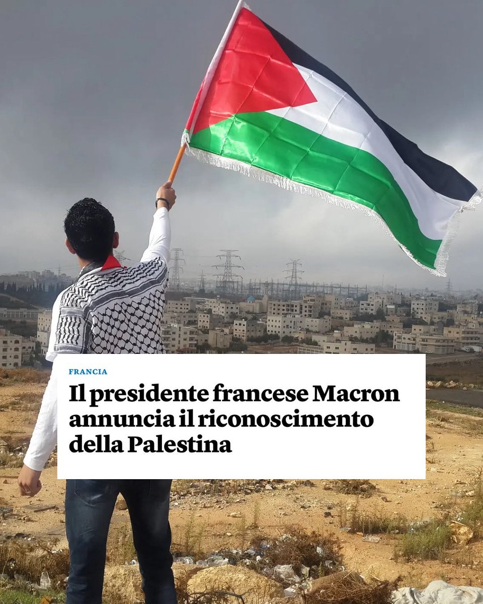 AngeloBonelli1's tweet image. È una buona notizia il riconoscimento da parte della Francia dello Stato di Palestina; è una brutta notizia che il governo italiano non faccia lo stesso. Da maggio, mille persone sono state uccise dall’esercito israeliano perché chiedevano cibo e acqua. Questa è complicità.