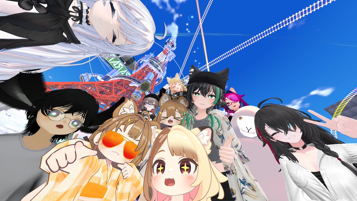 kunhiro0715w's tweet image. #方瀬高校 のVRC photo-clubでパラリアル東京にてパシャパシャ会をしました📸✨
想定より時間オーバーしちゃったけど、楽しかったからヨシ🤣
撮りたい写真をいくつか撮れたので整えてまた出します😌
#Vket #Vketphoto #はじめ組 #VRChat