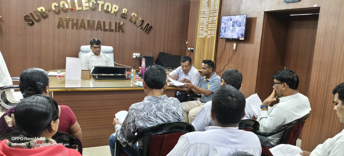 Sub-Collector & SDM Athamallik tweet media