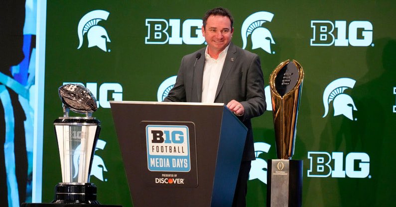 TheSpartanMag's tweet image. Michigan State HC Jonathan Smith points to improved depth as reason for optimism this fall..
(On3+): on3.com/teams/michigan…