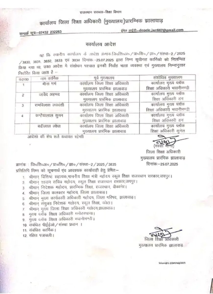 असली गुनाहगारों को बचाने के लिए शिक्षकों को दोषी ठहराना और निलंबन की कार्यवाही करना उचित नहीं
इस मामले की उचित जांच की जाए 
<a href="/BhajanlalBjp/">Bhajanlal Sharma</a>
<a href="/madandilawar/">Madan Dilawar</a>
<a href="/DrKirodilalBJP/">Dr. Kirodi Lal Meena</a>
<a href="/NareshMeena__/">Naresh Meena</a>
<a href="/VasundharaBJP/">Vasundhara Raje</a>
<a href="/SachinPilot/">Sachin Pilot</a>
<a href="/GovindDotasra/">Govind Singh Dotasra</a>