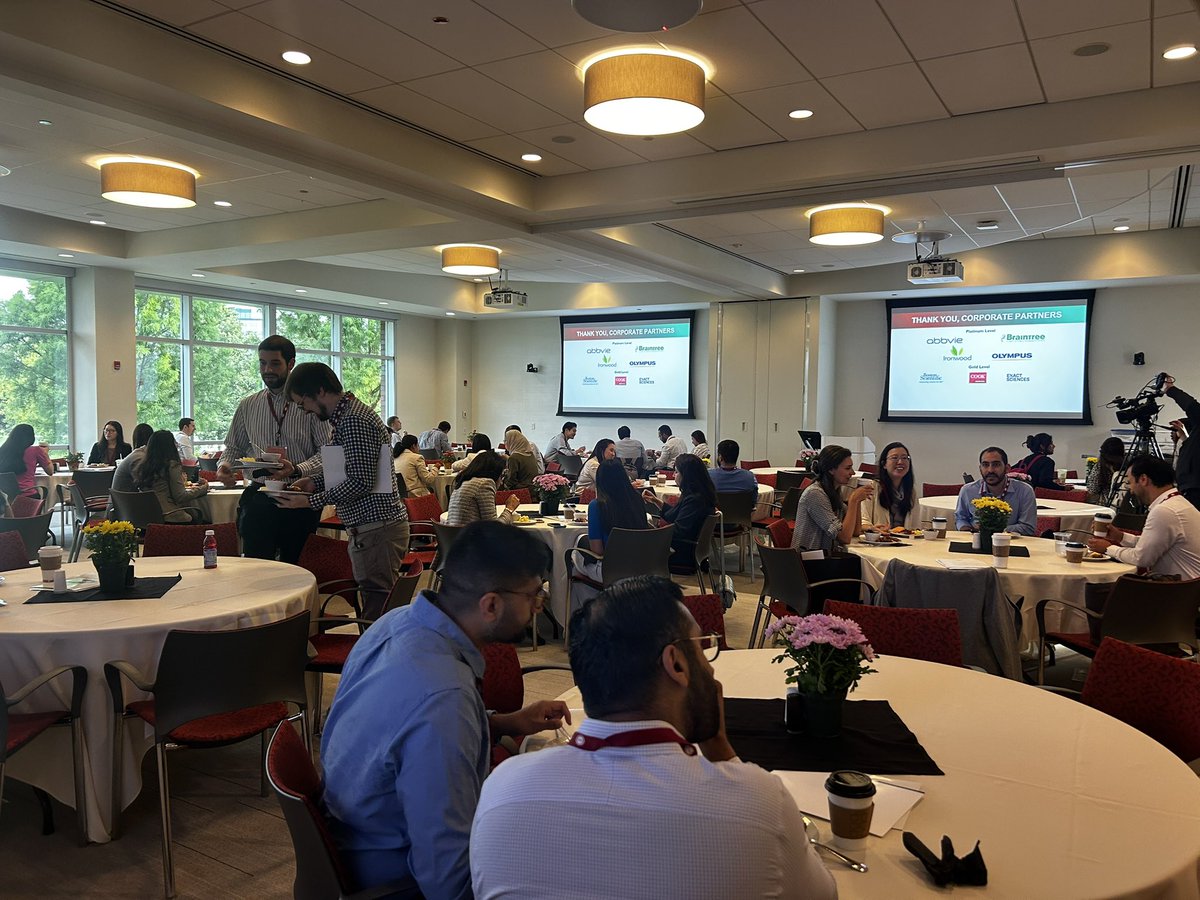 ASGEendoscopy's tweet image. ASGE’s headquarters is on fire with a full house of first year fellows all ready to begin their course after breakfast!   The future of GI is bright!!#GITwitter #endoscopy
