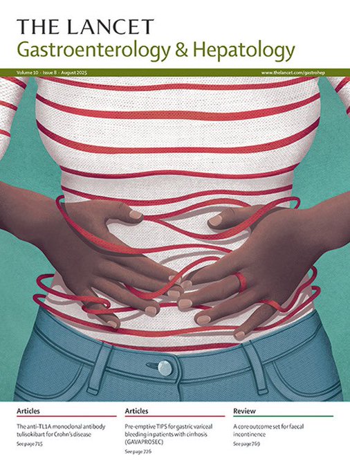 AEEHLiver's tweet image. 🌞¿Lectura para estas vacaciones?
📢¡Ya puedes consultar el número de agosto de la revista @LancetGastroHep!
📓El contenido incluye enfermedad de Crohn, #MASLD, incontinencia fecal, TIPS preventivos para el sangrado por varices en pacientes con cirrosis, alergias alimentarias,…