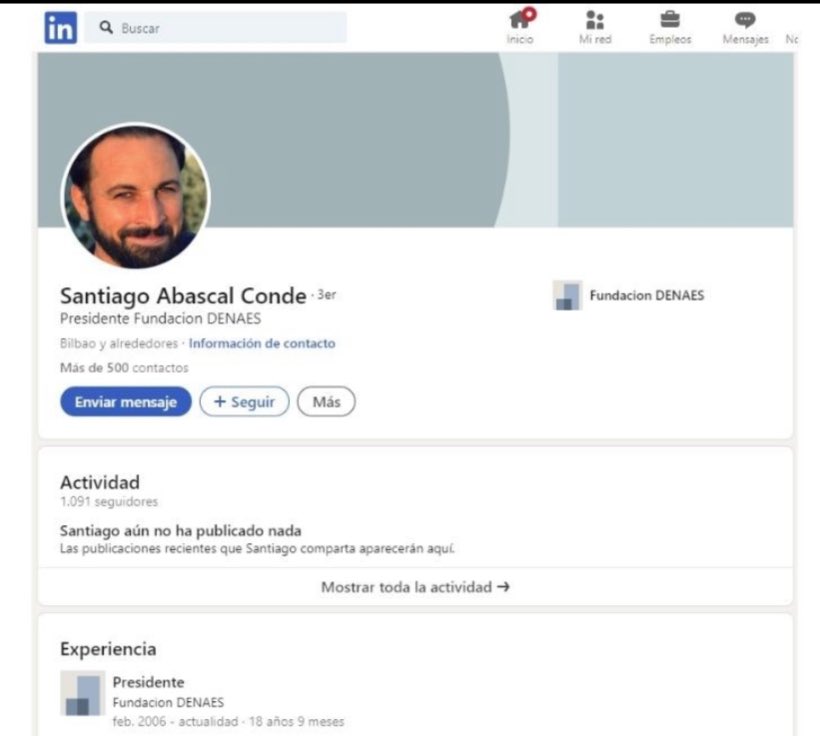 TirodeGraciah's tweet image. A este seguro que no le hace falta mentir en su currículum.