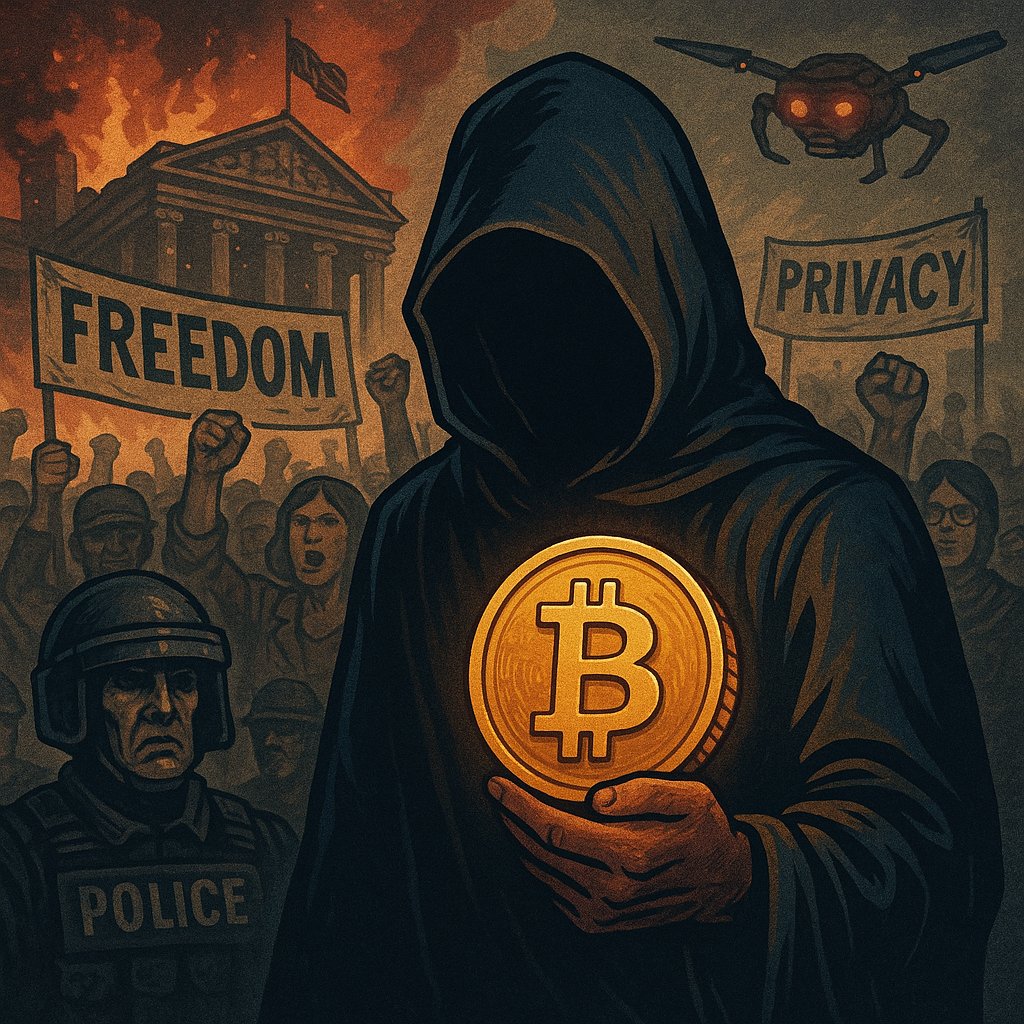 freedomlog_'s tweet image. 비트코인은 날이 갈수록 거대해지는 각국의 세계 정부들로부터 개인의 자유와 프라이버시를 지키기 위해 싸운 선대들의 유산이다.
우리가 정상적인 국가라고 생각하는 자유민주주의 국가에서 태어나 현시대를 살아가는 대부분의 사람들은 자유는 태어날 때부터 존재했고, 공기처럼 당연히 앞으로도…