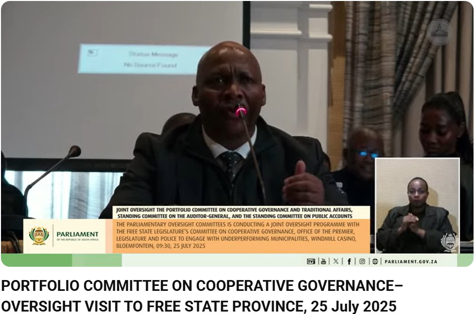 GovernanceClus1's tweet image. HAPPENING NOW: The leadership of the Mathabeng Local Municipality is now before the #oversight committees of @ParliamentofRSA and the @FSLegislature. The mayor, Mr Thandoxolo Khalipa, is presenting the current state of affairs to members. @City_Press @SABCNews @SABCNews_Radio…