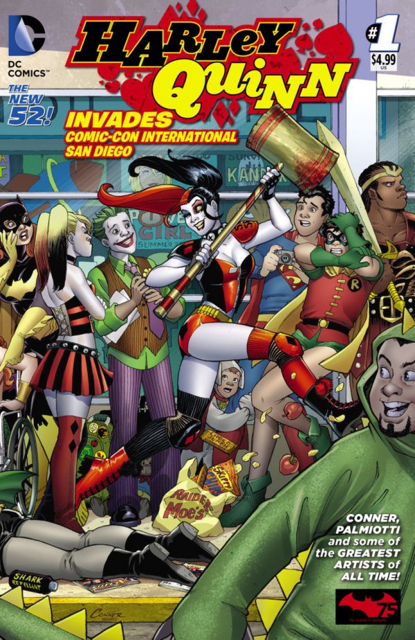 BuzzComics's tweet image. Cover du jour
Harley Quinn Invades Comic-Con International: San Diego #1
Amanda Conner / @PaulMounts