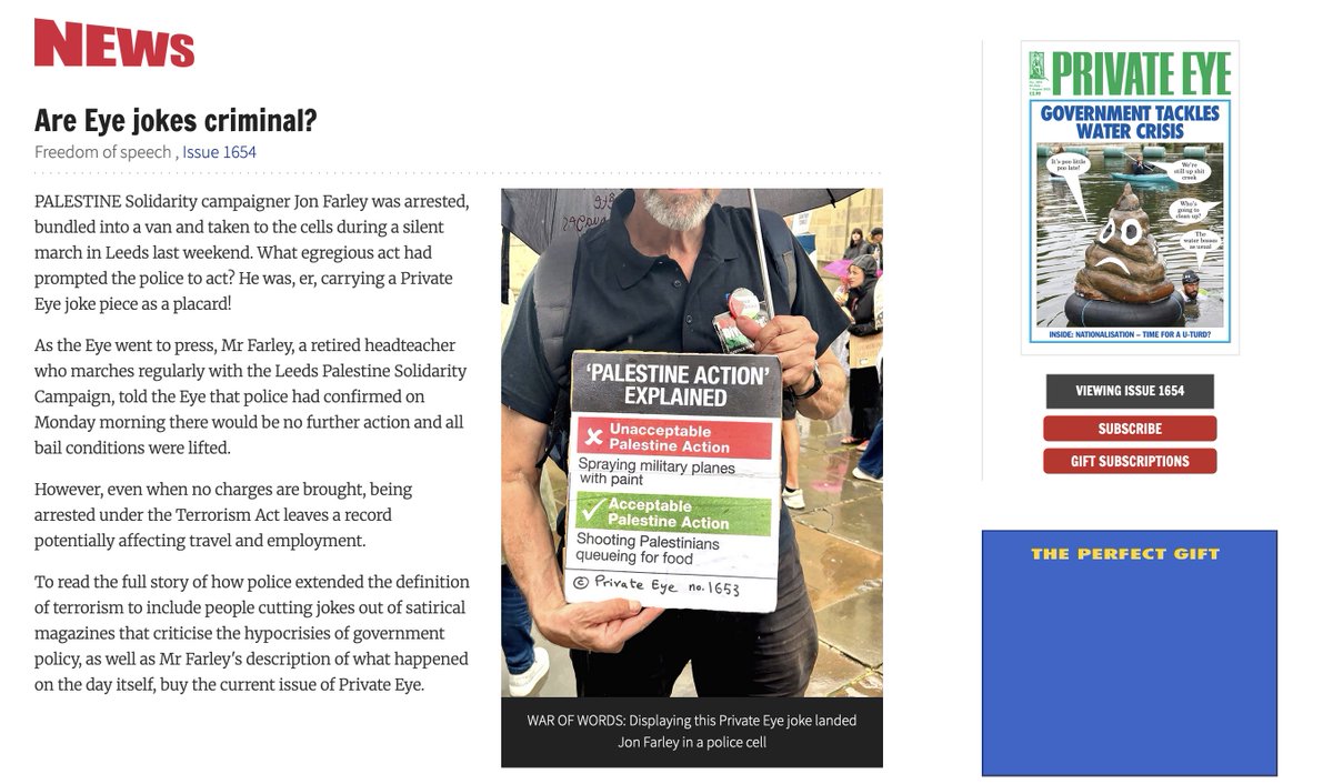 UnboundToday's tweet image. I support 'Palestine Action', as explained by @PrivateEyeNews.
Is this a problem, @TerrorismPolice?
See UK Column News for context: @ukcolumn