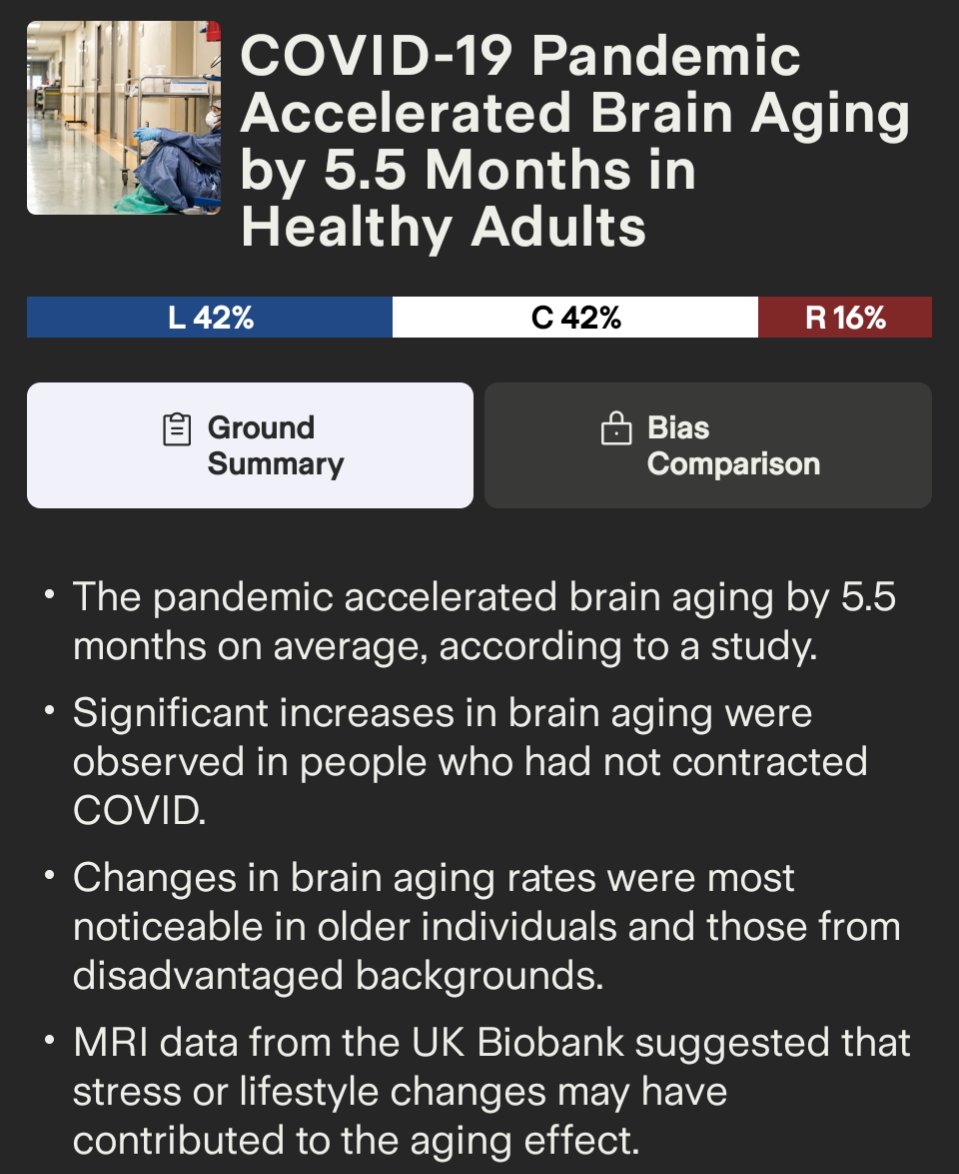 MMward9's tweet image. New research from the University of Nottingham reveals COVID-19 pandemic hysteria accelerated brain aging by an average of 5.5 months—even for those never infected. Stress from isolation and uncertainty hit hardest among older adults, men, and disadvantaged groups, showing…