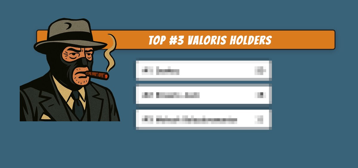 💥Site updated 
Meet the new members.
Check the TOP 3 holders.
Valoris never stops growing.
balaclavasystem.xyz
