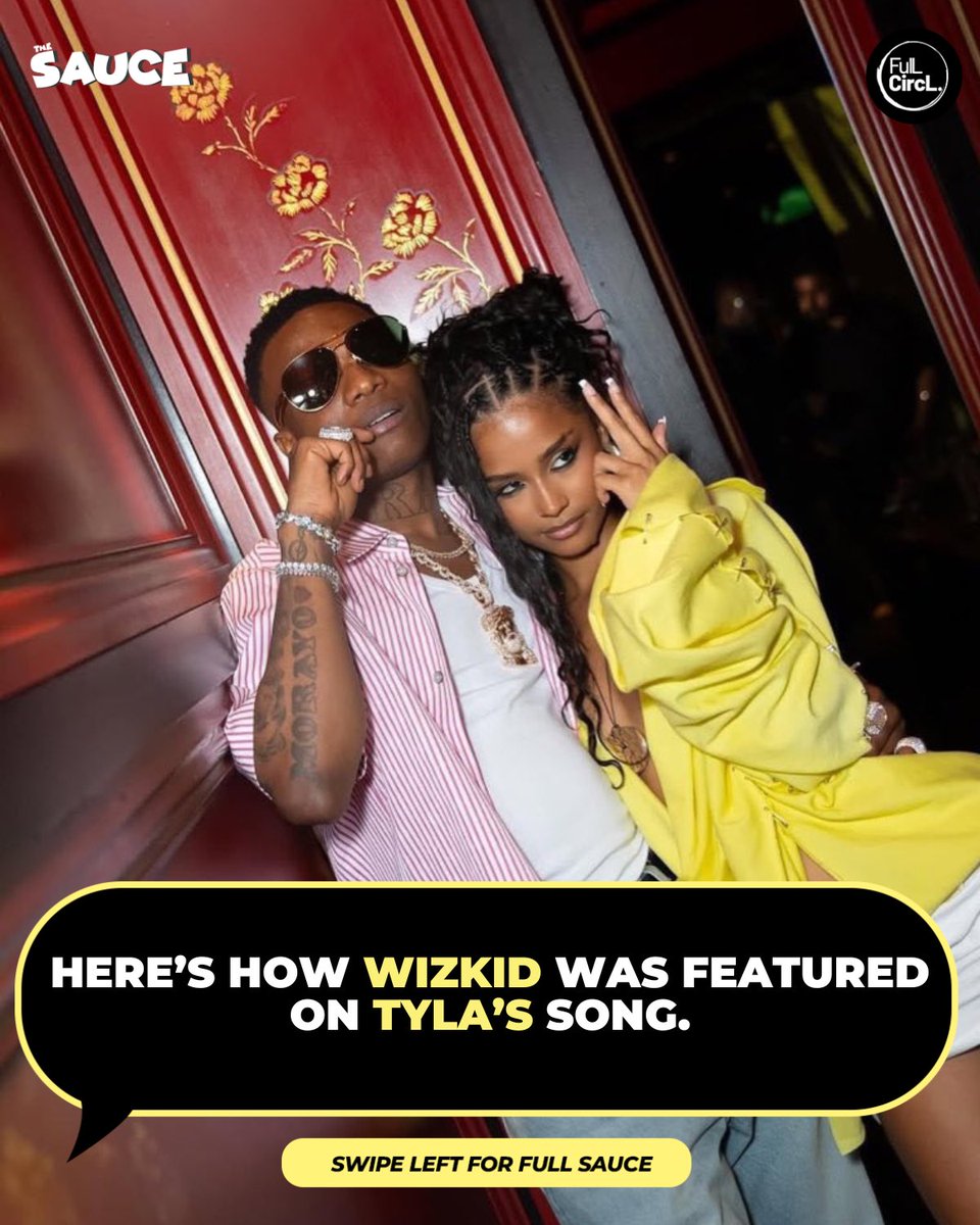 FulLCircLAfrica's tweet image. THE SAUCE 🚨: @tyla explains how she actually got @wizkidayo to feature on her new song “DYNAMITE “ . She says the song was actually recorded in 2022 in London.
CC: @capitalxtra