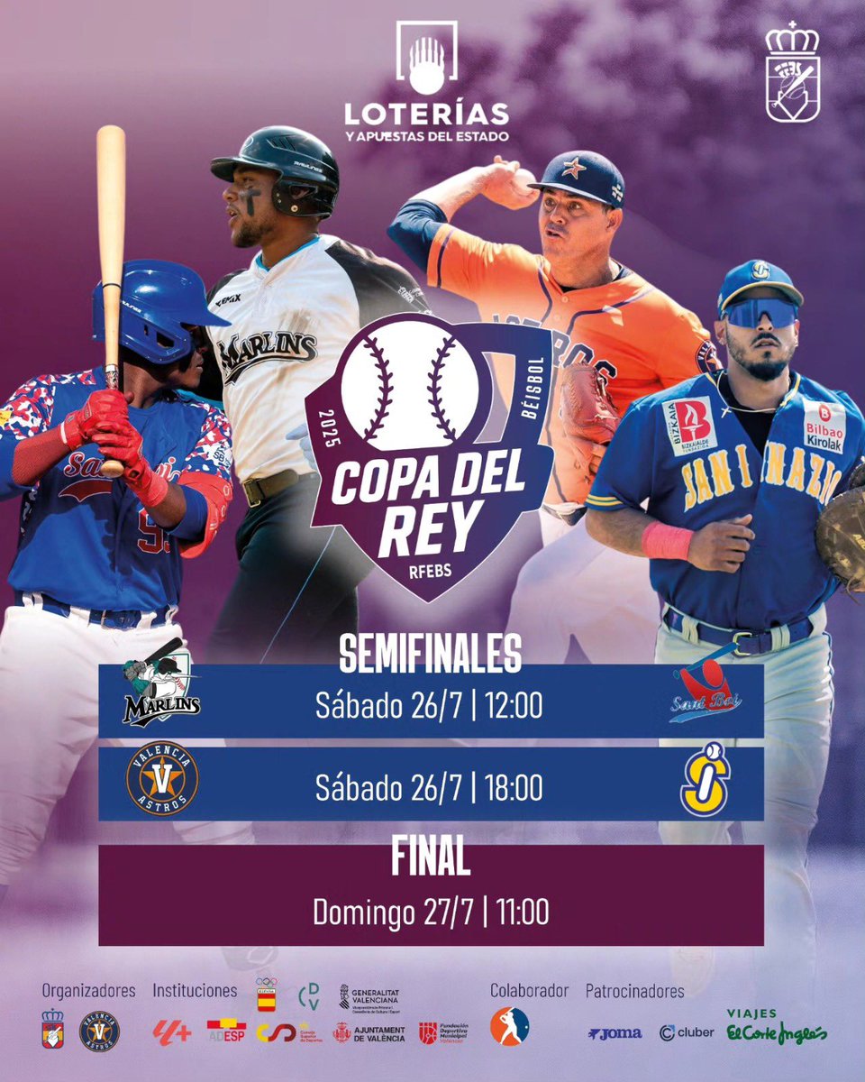 MDominguez_Glez's tweet image. Este fin de semana, los @MarlinsPC disputan en Valencia la Copa del Rey de béisbol 2025, con la posibilidad de cerrar una temporada histórica tras haber conquistado ya la Liga y la Baseball European Cup.
Desde el Gobierno de Canarias les mandamos toda nuestra fuerza y apoyo.
¡A…