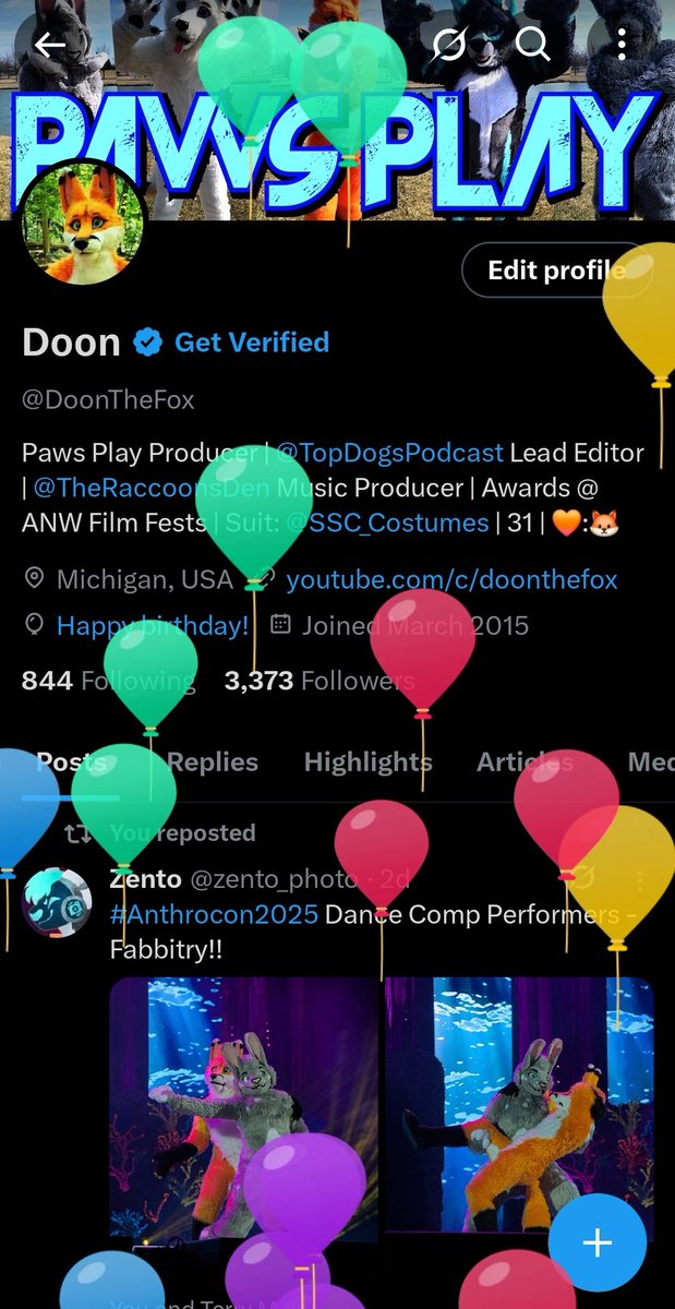 Another year around the sun! 32 is a lot of laps lol, but foxes have so many zoomies 😁🧡 #HappyBirthday