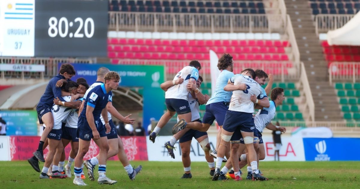 🔙 

#UnDiaComoHoy, el 25 de julio de 2023 Uruguay 🇺🇾 le ganaba 37-26 a Escocia 🏴󠁧󠁢󠁳󠁣󠁴󠁿 en Nairobi y se clasificaba a la final del World Rugby U20 Trophy.