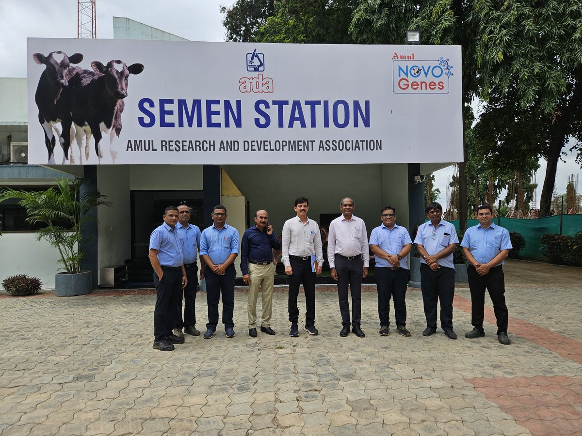 Amul Dairy (@dairyamul) on Twitter photo Dr. N. Ramaswamy (<a href="/ramaswami_ias/">Dr. Ramaswami, N. IAS</a>), Secretary, Department of Animal Husbandry, Dairy Development & Fisheries, Government of Maharashtra, and his team visited Amul Dairy’s Calf Rearing Project, Sarsa farm, where he was apprised of key initiatives such as the scientific calf rearing Dr. N. Ramaswamy (<a href="/ramaswami_ias/">Dr. Ramaswami, N. IAS</a>), Secretary, Department of Animal Husbandry, Dairy Development & Fisheries, Government of Maharashtra, and his team visited Amul Dairy’s Calf Rearing Project, Sarsa farm, where he was apprised of key initiatives such as the scientific calf rearing